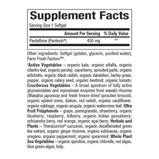 Foto 2 | Suplemento De Pantetina Biocoenzimática De Natural Factors, 60 Cápsulas Blandas - Venta Internacional.