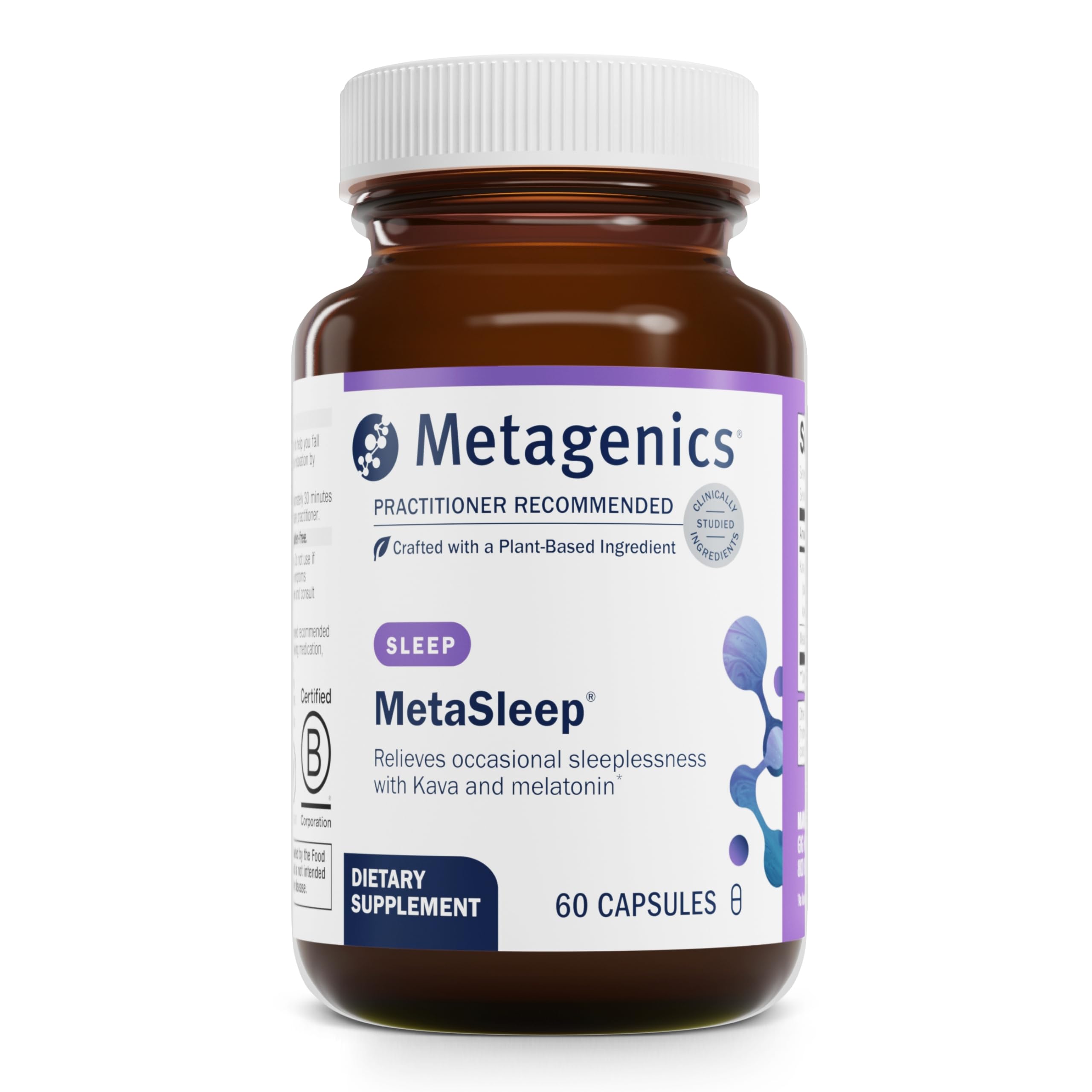 Foto 2 pulgar | Suplemento Para Dormir Metagenics Metasleep 60 Cápsulas - Venta Internacional.