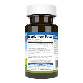 Foto 2 | Suplemento Carlson De Licopeno 15 Mg Para La Salud De La Próstata, 60 Cápsulas Blandas - Venta Internacional.