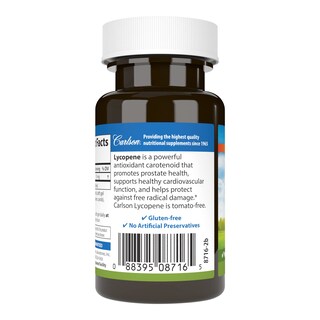 Foto 3 | Suplemento Carlson De Licopeno 15 Mg Para La Salud De La Próstata, 60 Cápsulas Blandas - Venta Internacional.