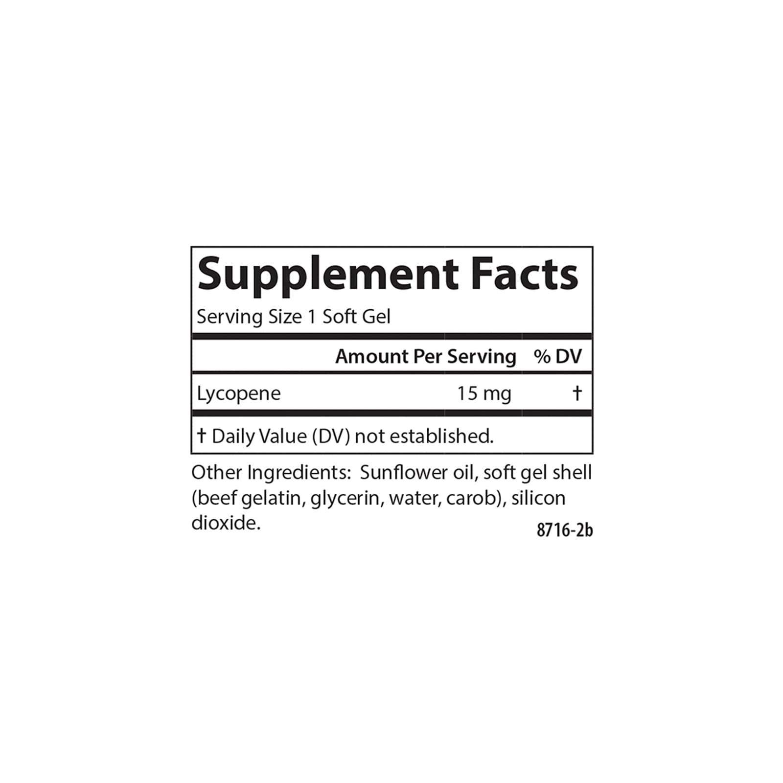 Foto 5 pulgar | Suplemento Carlson De Licopeno 15 Mg Para La Salud De La Próstata, 60 Cápsulas Blandas - Venta Internacional.
