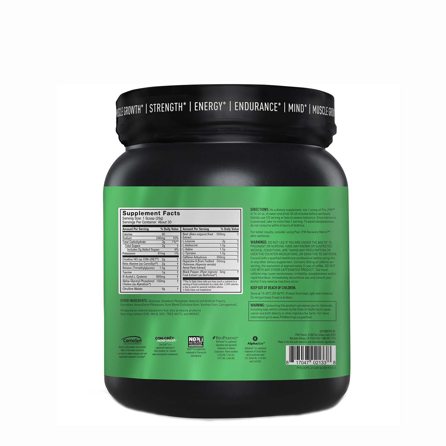 Foto 4 pulgar | Suplemento Jym En Polvo Para Antes Del Entrenamiento Science Pre Jym, 30 Porciones - Venta Internacional.