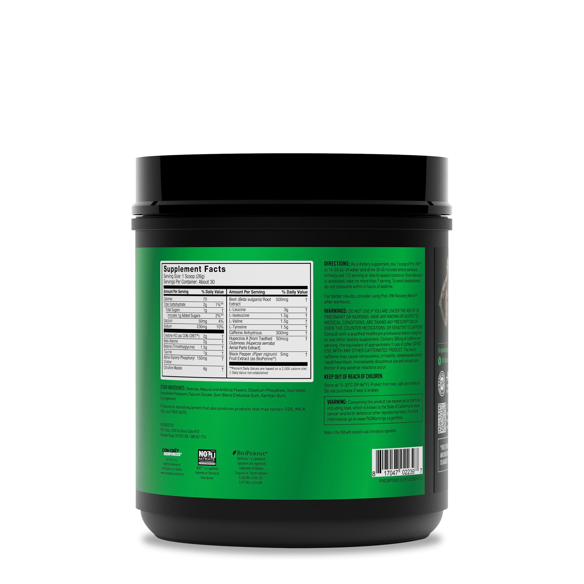 Foto 4 | Suplemento Jym En Polvo Para Antes Del Entrenamiento Science Pre Jym, 30 Porciones - Venta Internacional.