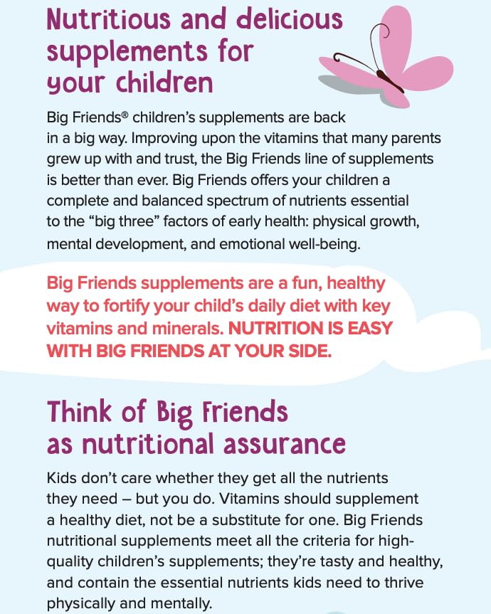 Foto 6 pulgar | Multivitamínico Natural Factors Big Friends, Masticable, 60 Comprimidos - Venta Internacional.