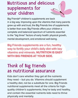 Foto 5 | Multivitamínico Natural Factors Big Friends, Masticable, 60 Comprimidos - Venta Internacional.