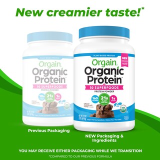 Foto 3 | Fudge De Chocolate Cremoso Vegano Orgánico Con Proteína En Polvo Orgain - Venta Internacional.
