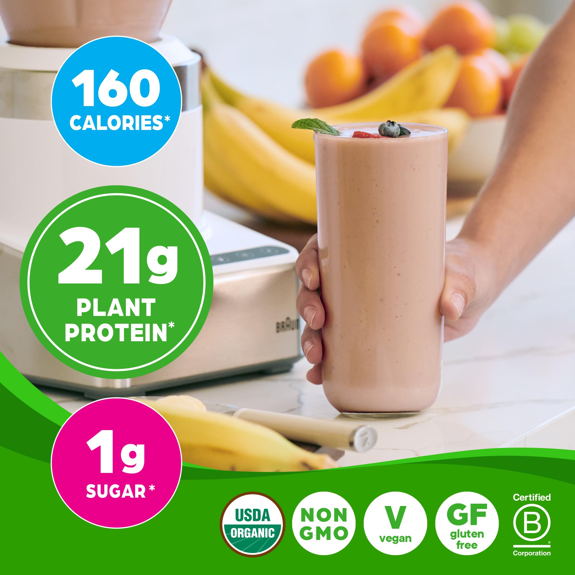 Foto 5 pulgar | Fudge De Chocolate Cremoso Vegano Orgánico Con Proteína En Polvo Orgain - Venta Internacional.