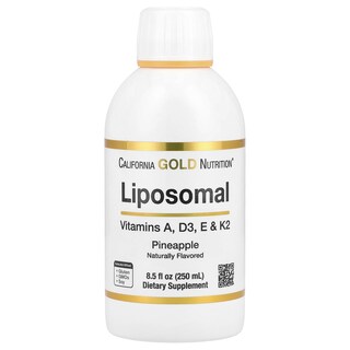 Foto 1 | Suplemento De Piña Liposomal California Gold Nutrition Con Vitamina A, D3, E Y K2, 250 Ml - Venta Internacional.