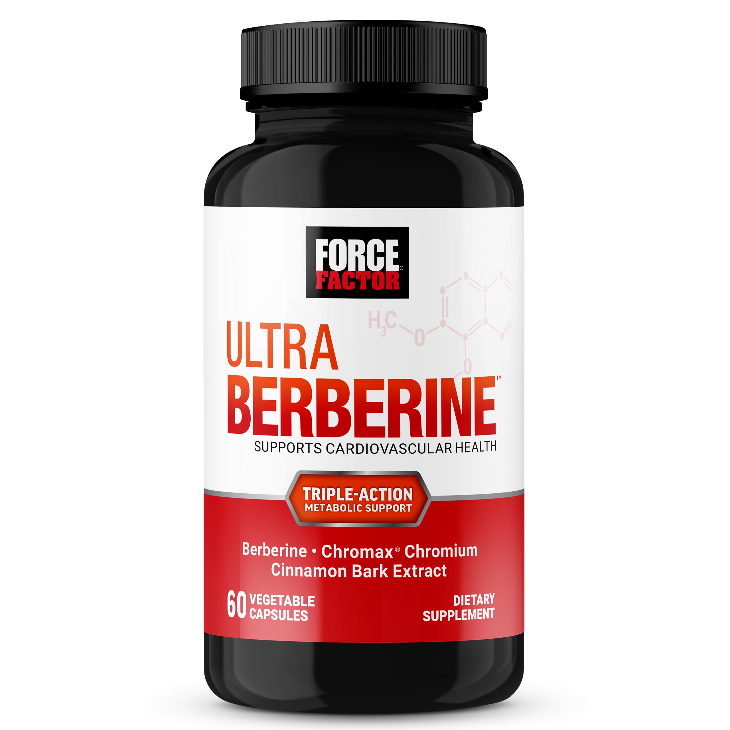 Foto 2 pulgar | Suplemento Force Factor Ultra Berberine 500 Mg 60 Cápsulas - Venta Internacional.