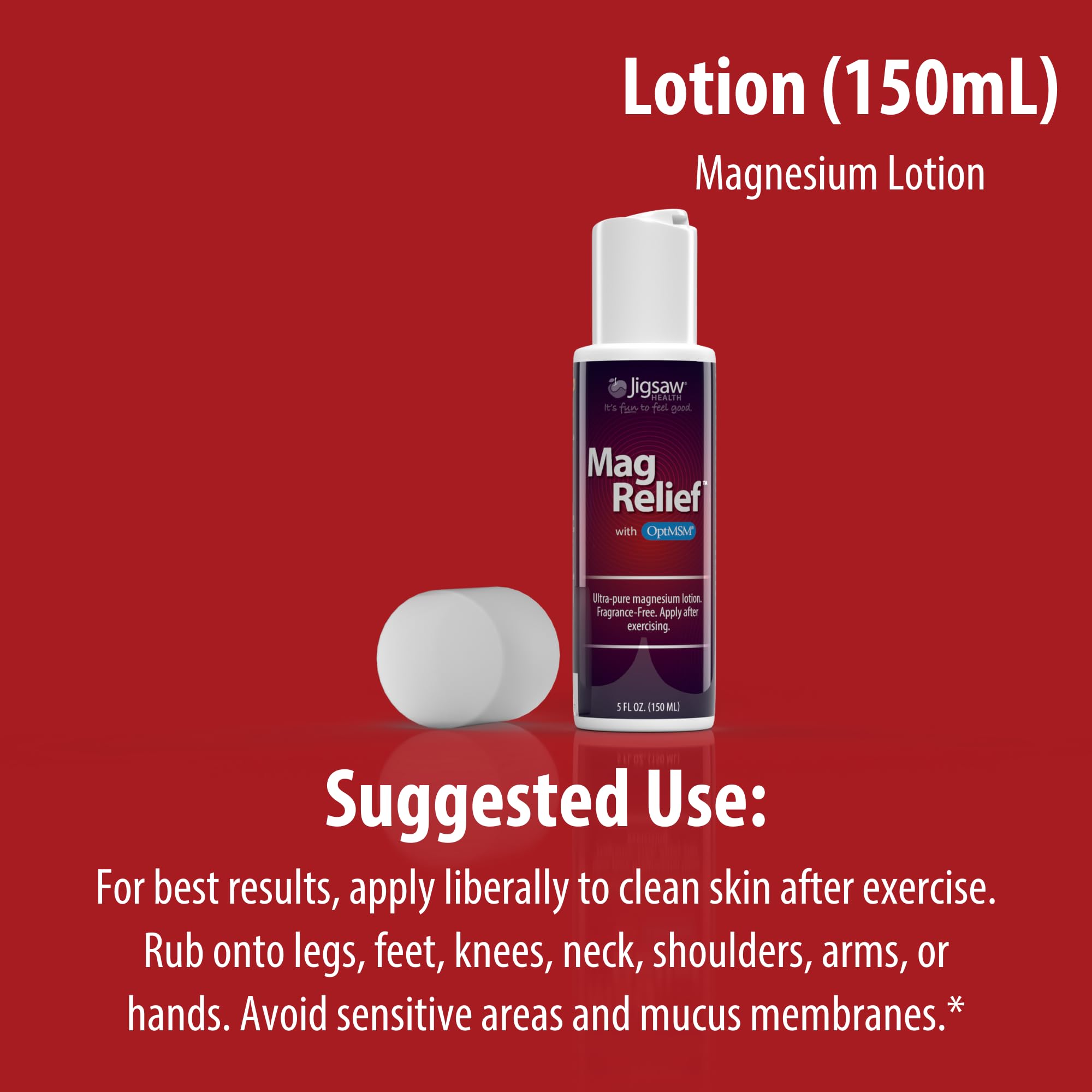 Foto 7 pulgar | Loción Magrelief Ultra Pure Magrelief De Magnesio De 150 Ml De Jigsaw Health - Venta Internacional.