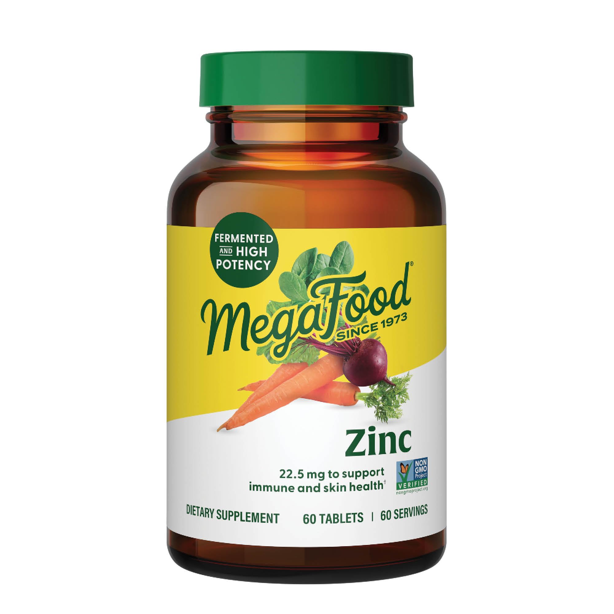 Foto 2 pulgar | Suplementos Megafood Zinc, 22,5 Mg, Apoyo Inmunológico Vegano, 60 Comprimidos - Venta Internacional.