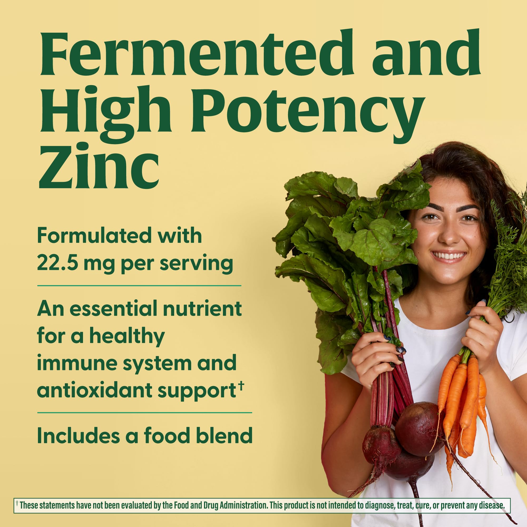 Foto 5 pulgar | Suplementos Megafood Zinc, 22,5 Mg, Apoyo Inmunológico Vegano, 60 Comprimidos - Venta Internacional.