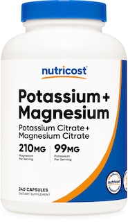 Foto 1 | Suplemento Nutricost De Potasio 99 Mg De Magnesio Y 210 Mg De Citratos - Venta Internacional.