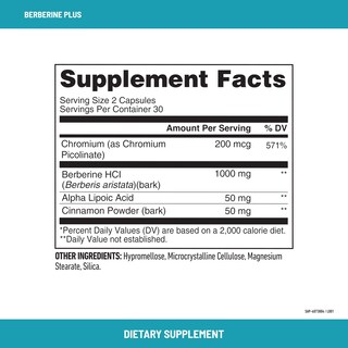 Foto 2 | Suplemento Slimfast Berberine Plus En Cápsulas De 60 Unidades - Venta Internacional.