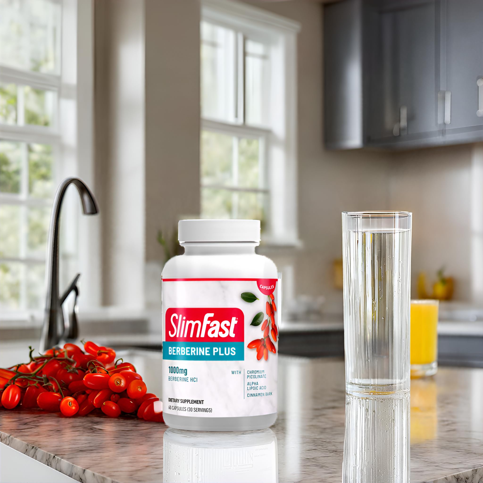 Foto 5 pulgar | Suplemento Slimfast Berberine Plus En Cápsulas De 60 Unidades - Venta Internacional.
