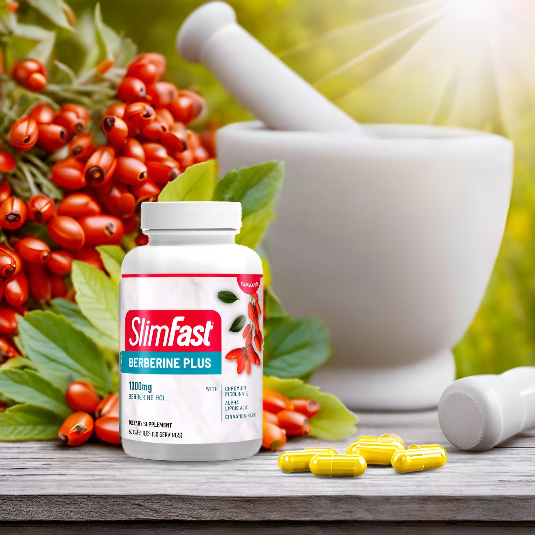 Foto 6 pulgar | Suplemento Slimfast Berberine Plus En Cápsulas De 60 Unidades - Venta Internacional.