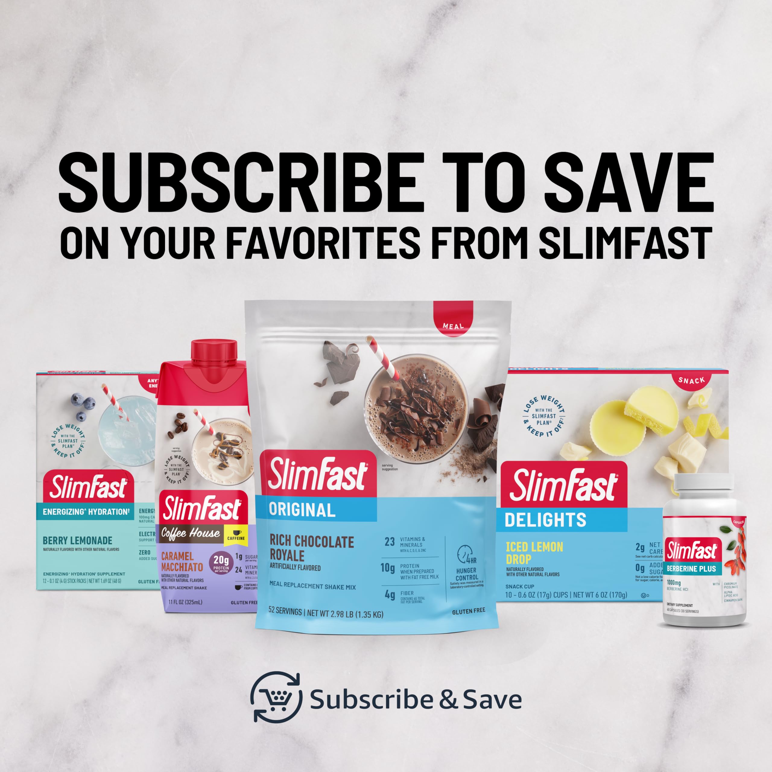 Foto 7 pulgar | Suplemento Slimfast Berberine Plus En Cápsulas De 60 Unidades - Venta Internacional.