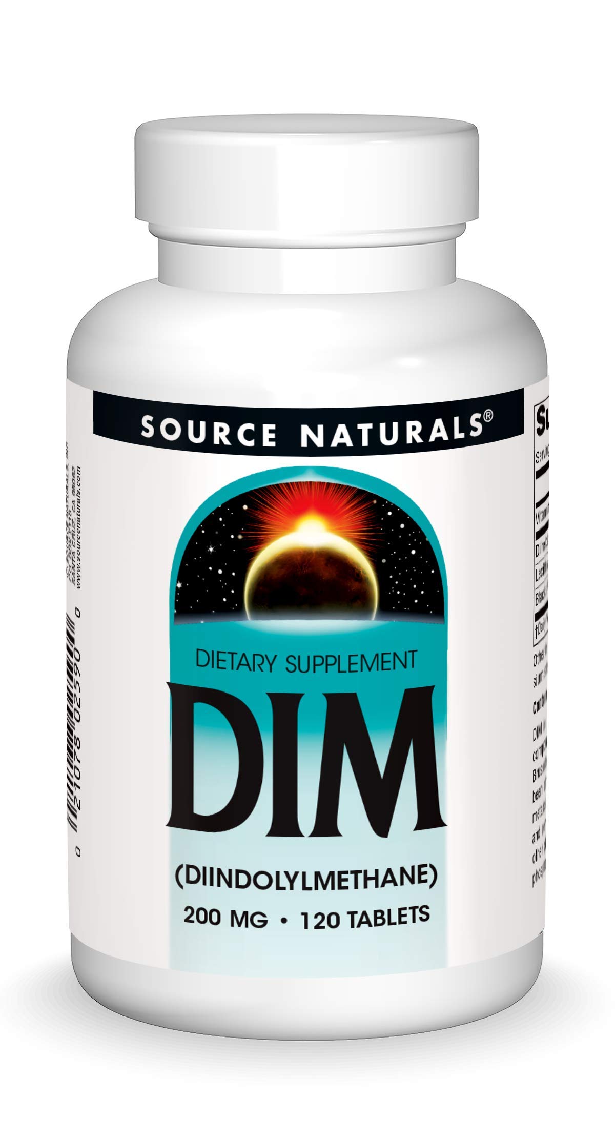 Supplement Source Naturals Dim Diindolilmetano 200 Mg 120 Comprimidos - Venta Internacional.