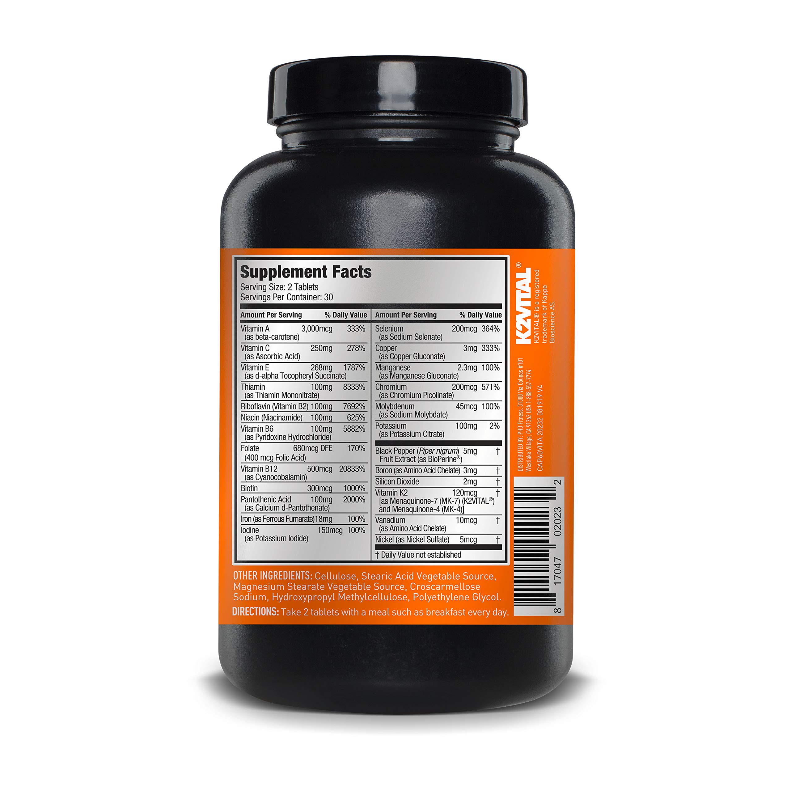 Foto 6 | Suplemento Jym Supplement Science Vita Jym Sports, Suplemento Multivitamínico Y Mineral, 60 Comprimidos - Venta I