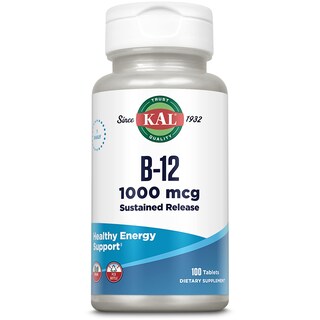 Foto 1 | Suplemento Kal De Vitamina B12 De 1000 Mcg De Liberación Sostenida, 100 Tabletas - Venta Internacional.
