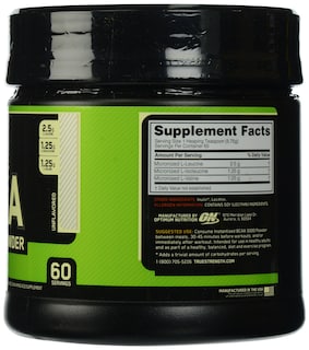 Foto 2 | Suplemento Optimum Nutrition Bcaa En Polvo De 5000 Mg, 60 Porciones - Venta Internacional.