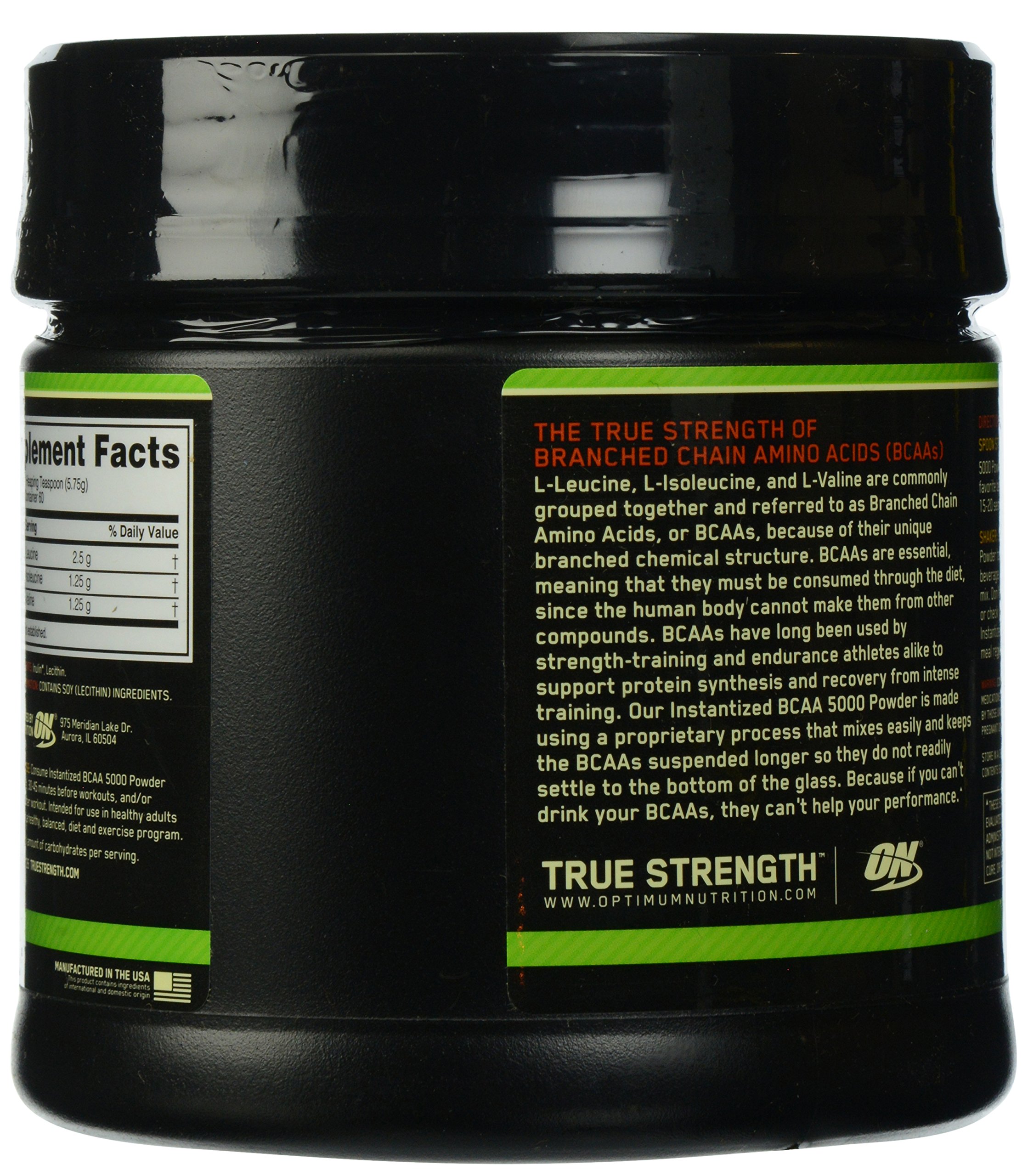 Foto 4 pulgar | Suplemento Optimum Nutrition Bcaa En Polvo De 5000 Mg, 60 Porciones - Venta Internacional.