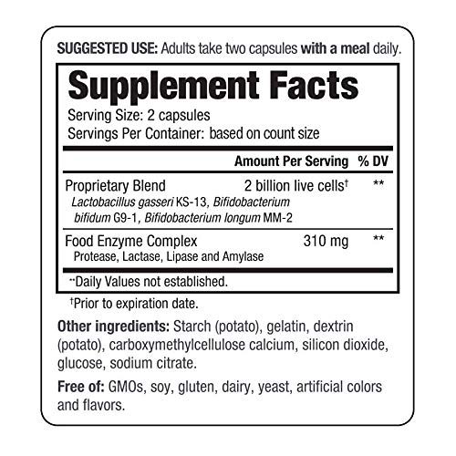 Foto 3 | Suplemento Kyolic Kyo-dophilus Probiotic Plus Enzymes 60 Cápsulas - Venta Internacional.