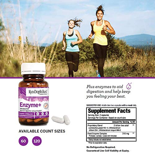 Foto 6 pulgar | Suplemento Kyolic Kyo-dophilus Probiotic Plus Enzymes 60 Cápsulas - Venta Internacional.