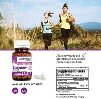 Foto 5 | Suplemento Kyolic Kyo-dophilus Probiotic Plus Enzymes 60 Cápsulas - Venta Internacional.