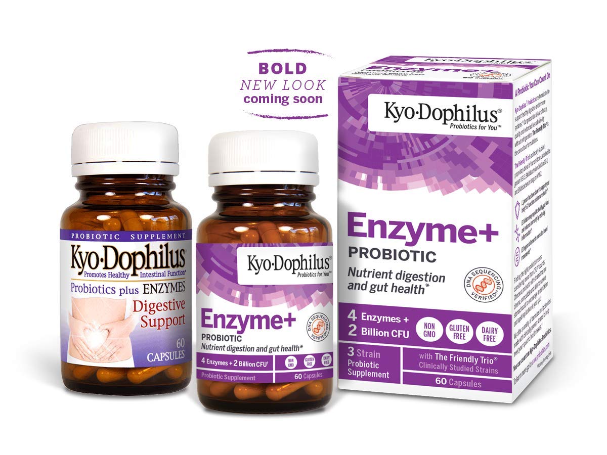 Foto 6 | Suplemento Kyolic Kyo-dophilus Probiotic Plus Enzymes 60 Cápsulas - Venta Internacional.