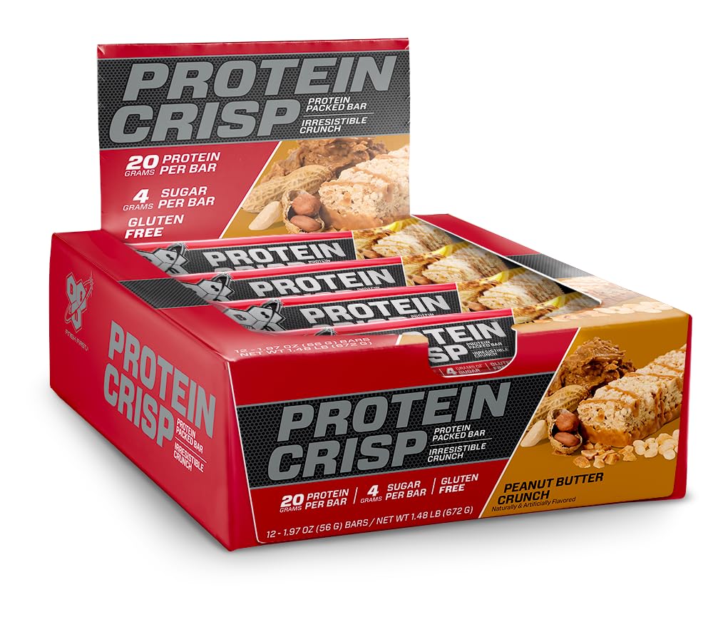 Foto 2 pulgar | Protein Snack Bar Bsn Protein Crisp Mantequilla De Cacahuete 20 G X12 - Venta Internacional.