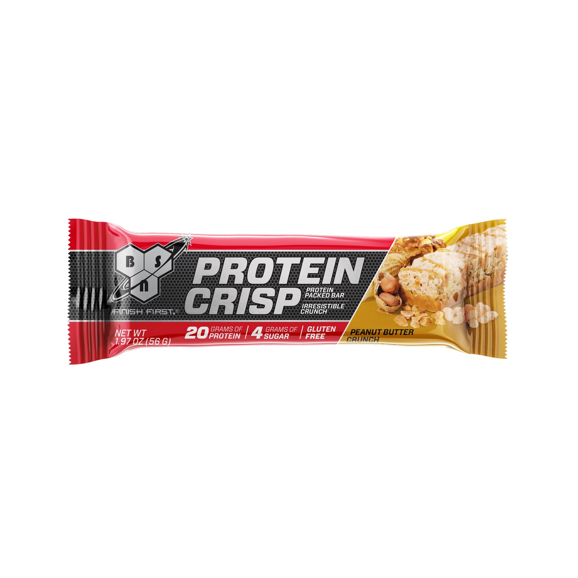 Foto 7 pulgar | Protein Snack Bar Bsn Protein Crisp Mantequilla De Cacahuete 20 G X12 - Venta Internacional.