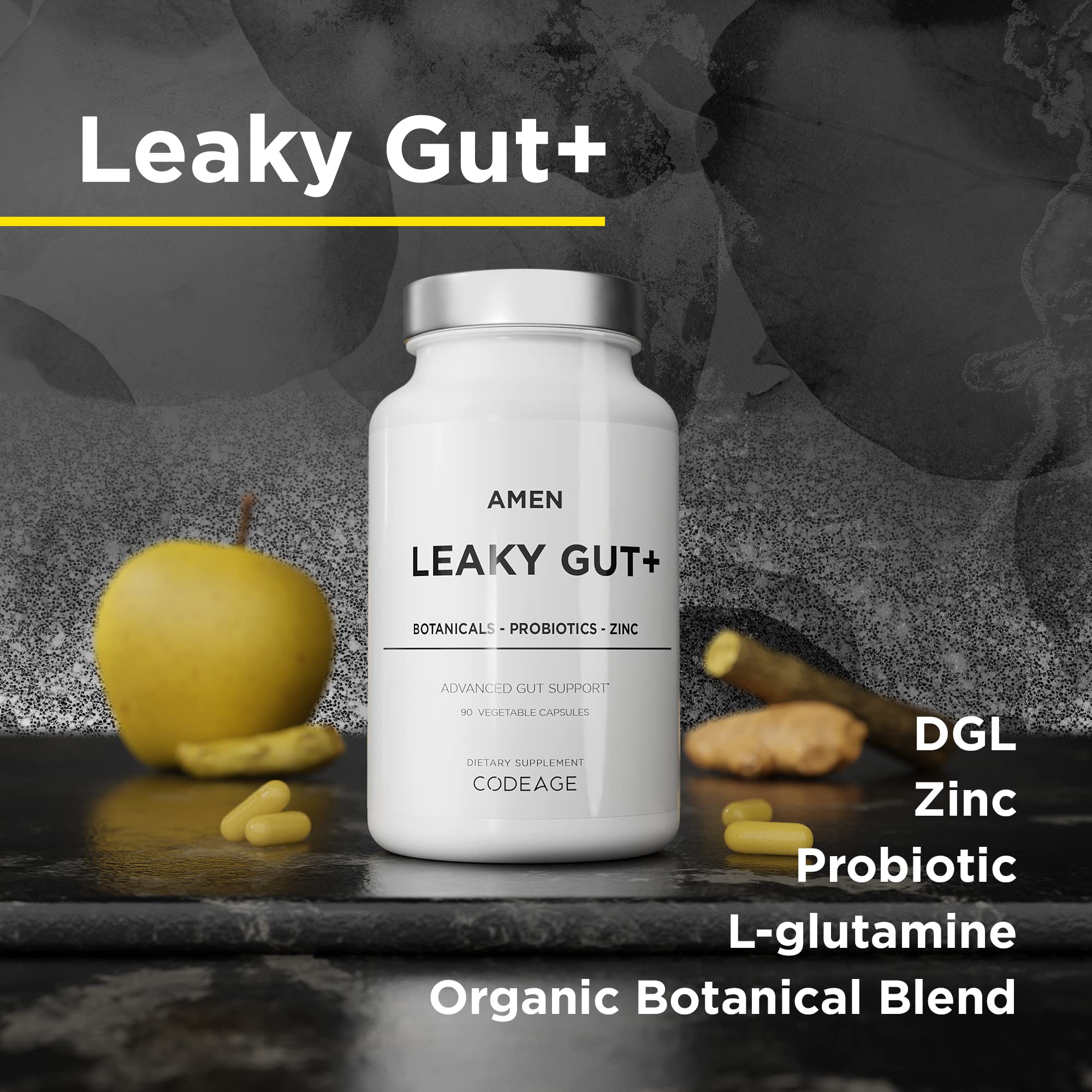 Foto 3 | Suplemento Amen Leaky Gut Advanced Formula 90 Cápsulas - Venta Internacional.