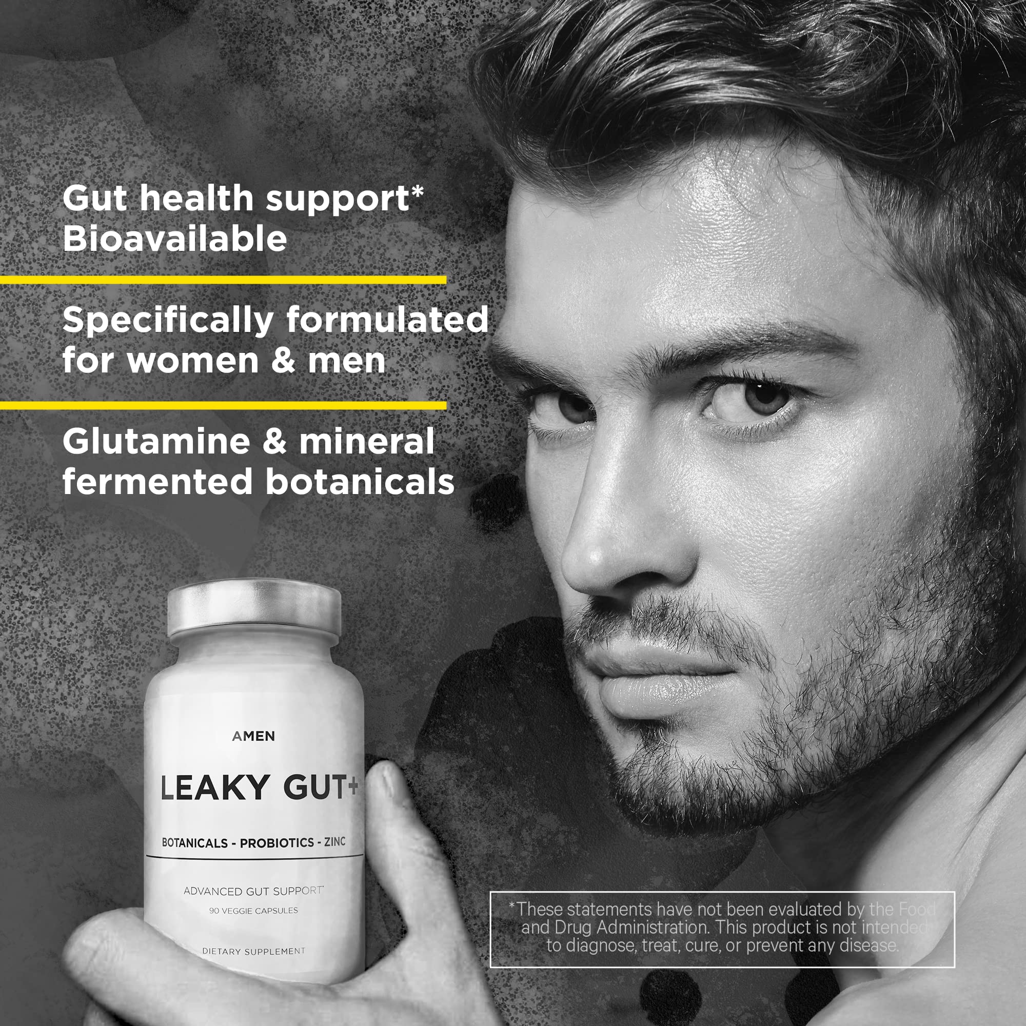 Foto 5 pulgar | Suplemento Amen Leaky Gut Advanced Formula 90 Cápsulas - Venta Internacional.
