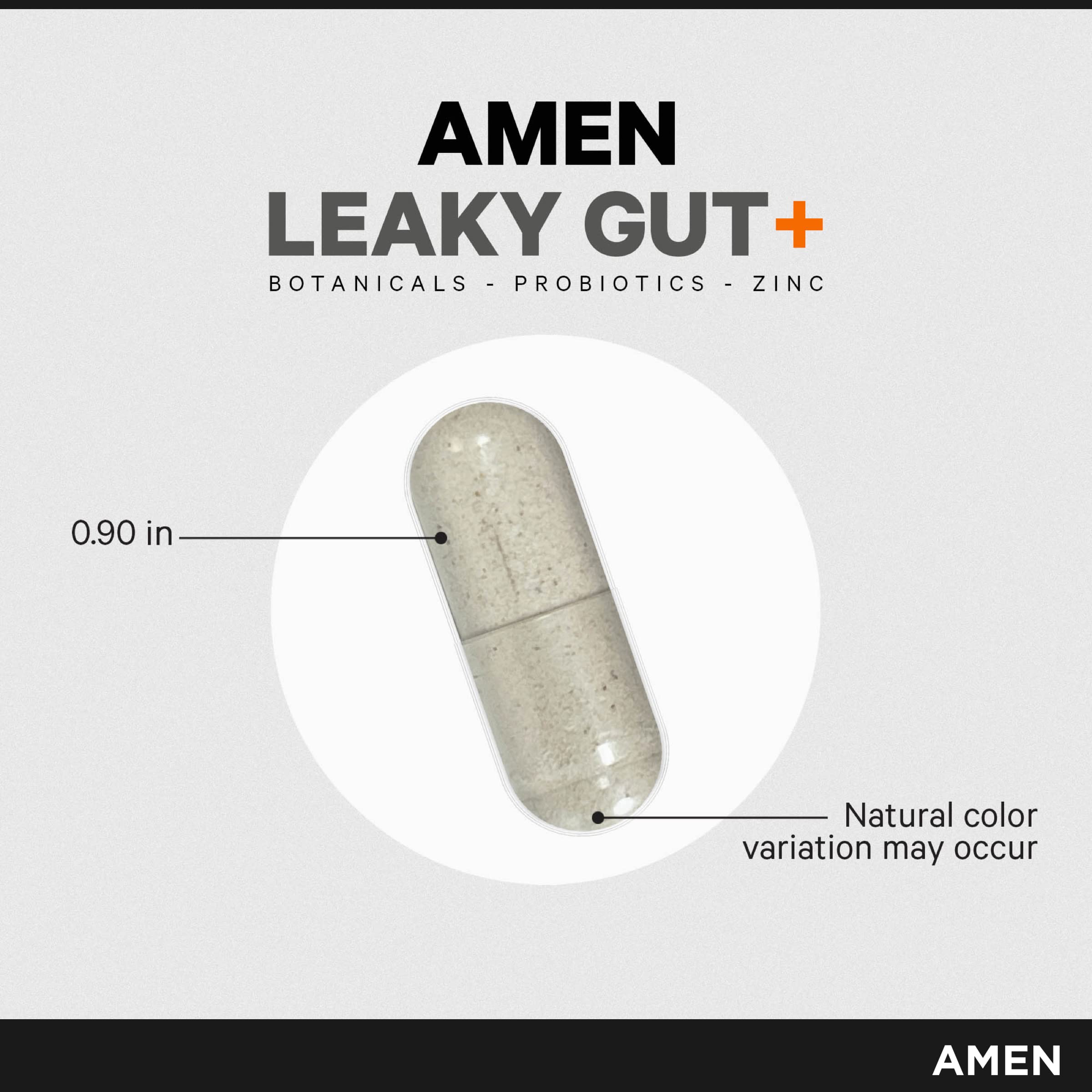 Foto 7 pulgar | Suplemento Amen Leaky Gut Advanced Formula 90 Cápsulas - Venta Internacional.