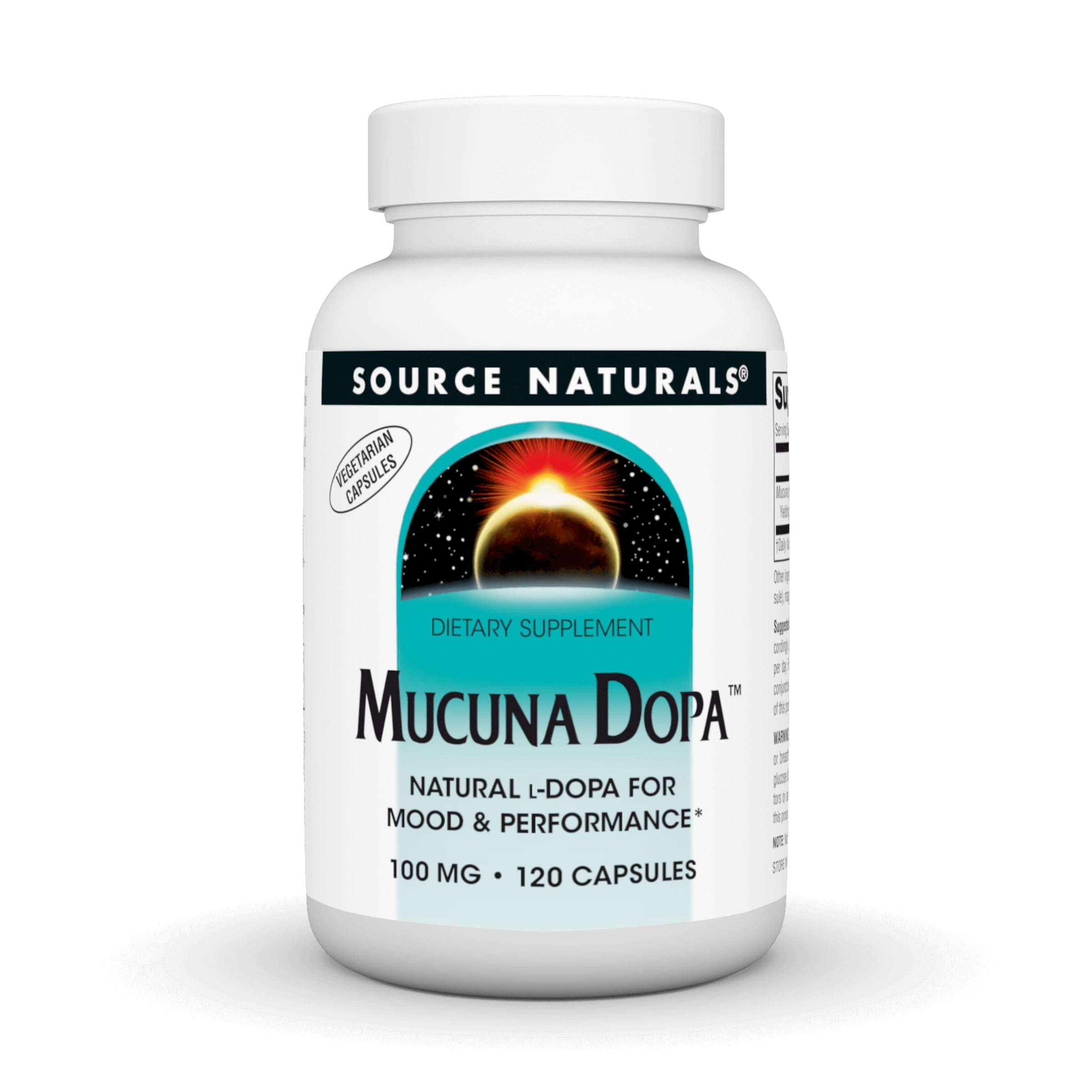 Supplement Source Naturals Mucuna Dopa 100 Mg 120 Cápsulas - Venta Internacional.