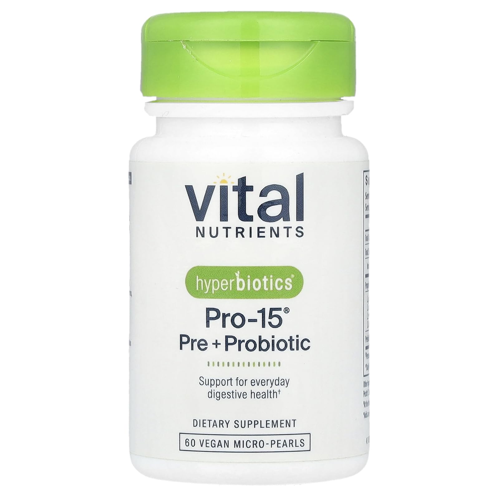 Foto 2 pulgar | Suplemento Hyperbiotics Pro-15 Prebiotic + Probiotic 5b Cfu - Venta Internacional.