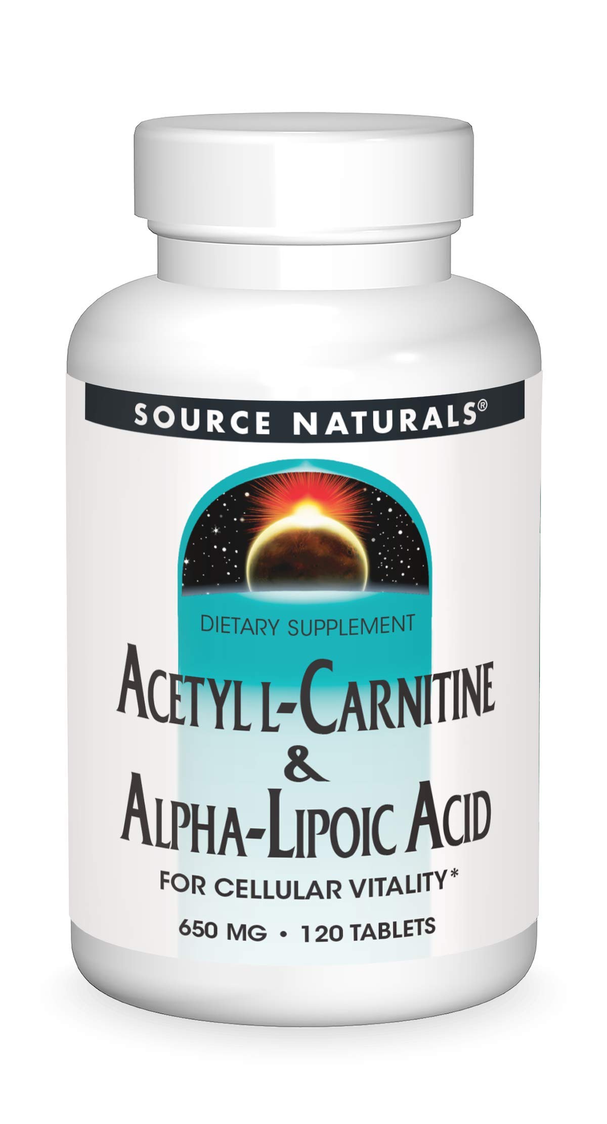Foto 2 pulgar | Acetil L-carnitina Y Ácido Alfa-lipoico De Supplement Source Naturals 650 Mg 120 Comprimidos - Venta Internacional.