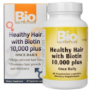 Foto 1 | Suplemento Dietético Bio Nutrition Biotina 10 Mg 60 Cápsulas Vegetales - Venta Internacional.