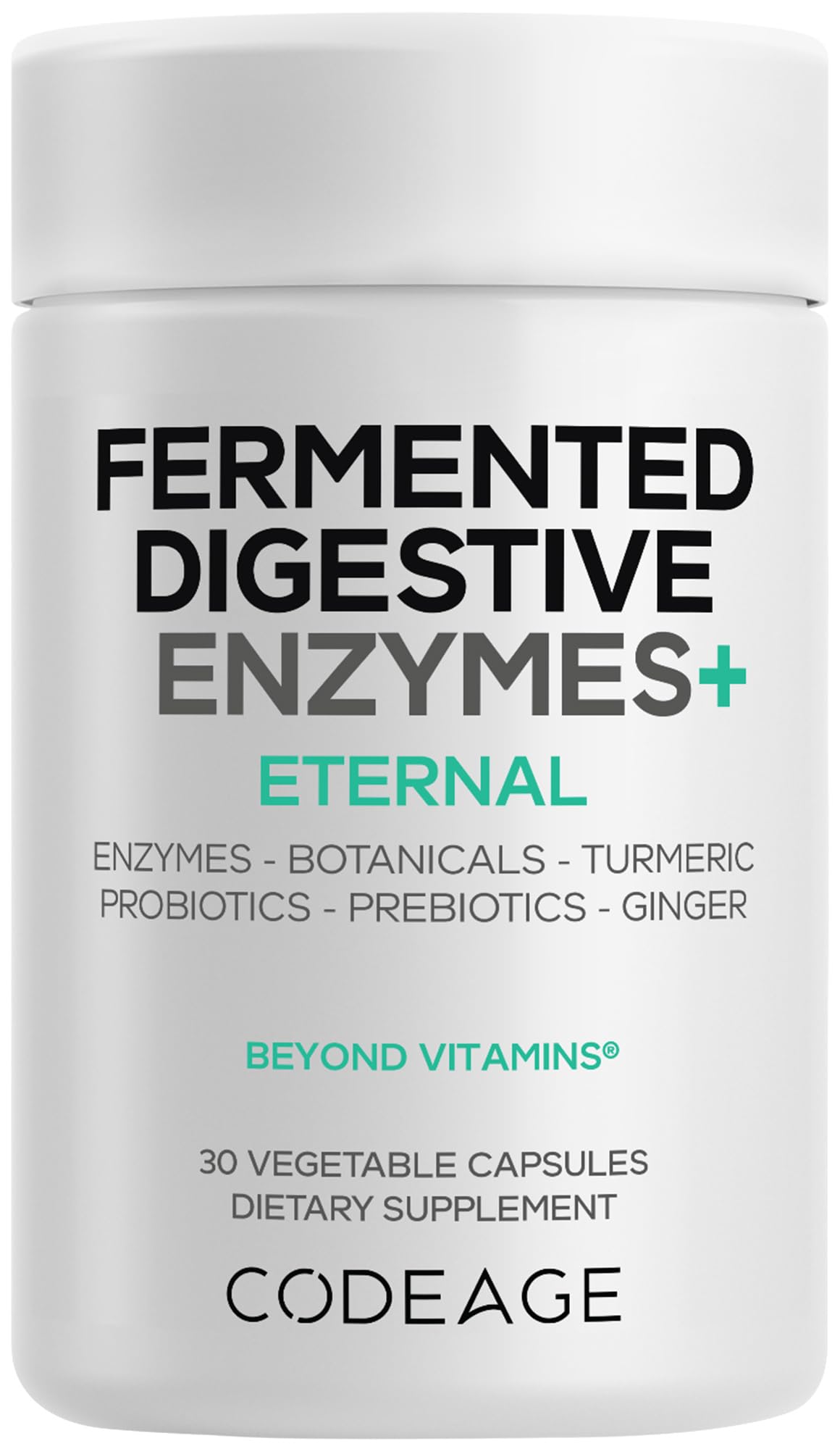 Foto 1 | Suplemento De Enzimas Digestivas Fermentadas Codeage 30 Cápsulas - Venta Internacional.