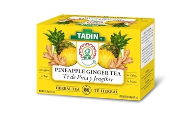 Foto 1 | Té De Hierbas Tadin, Piña Y Jengibre, 24 Bolsas, 31 G - Venta Internacional.