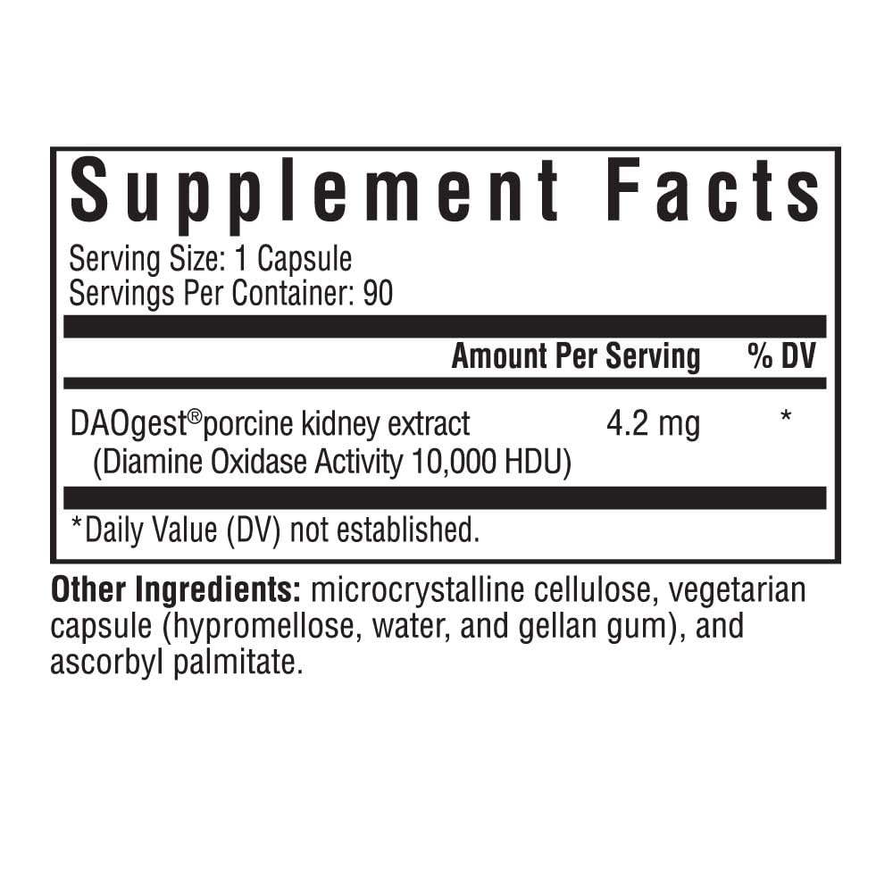 Foto 3 pulgar | Suplemento Seeking Health Histamine Digest Dao 90 Cápsulas - Venta Internacional.