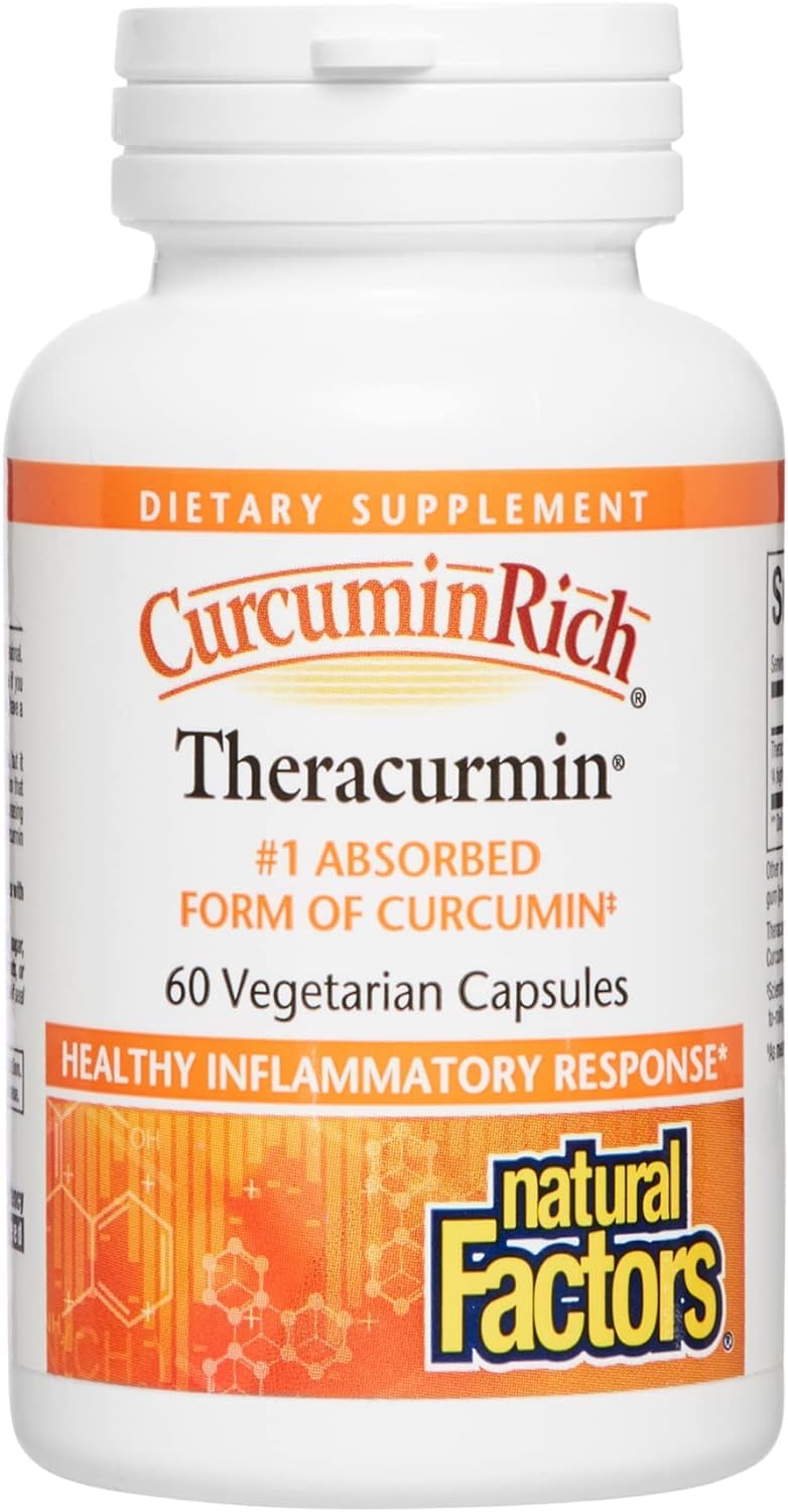 Foto 2 pulgar | Suplemento Natural Factors Curcumin Rich Theracurmin 60 cápsulas - Venta Internacional