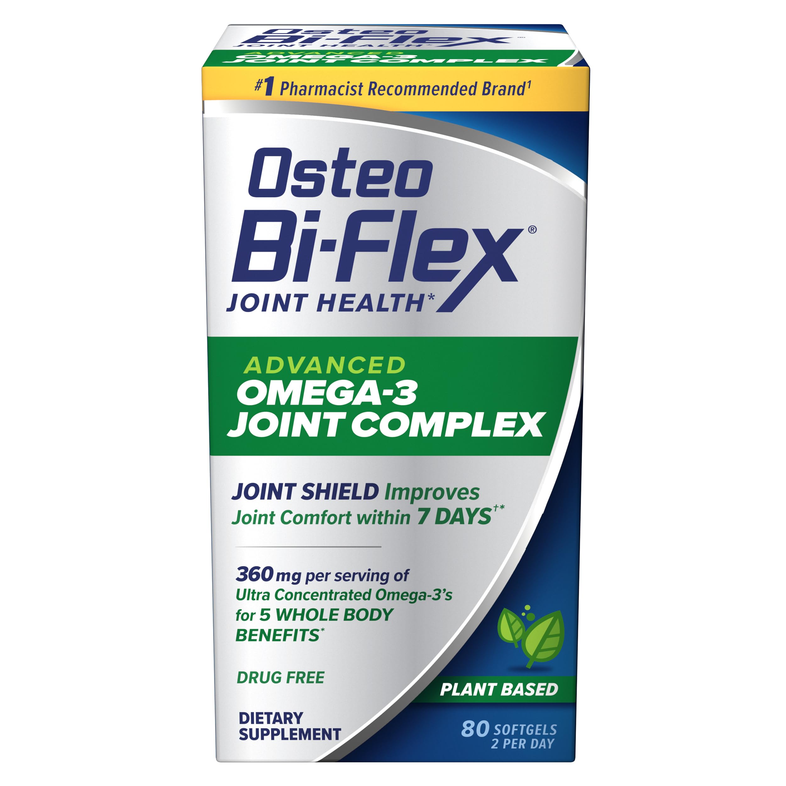 Foto 2 pulgar | Suplemento Osteo Bi-flex Advanced Omega-3 Joint Complex 80 Cápsulas Blandas - Venta Internacional.