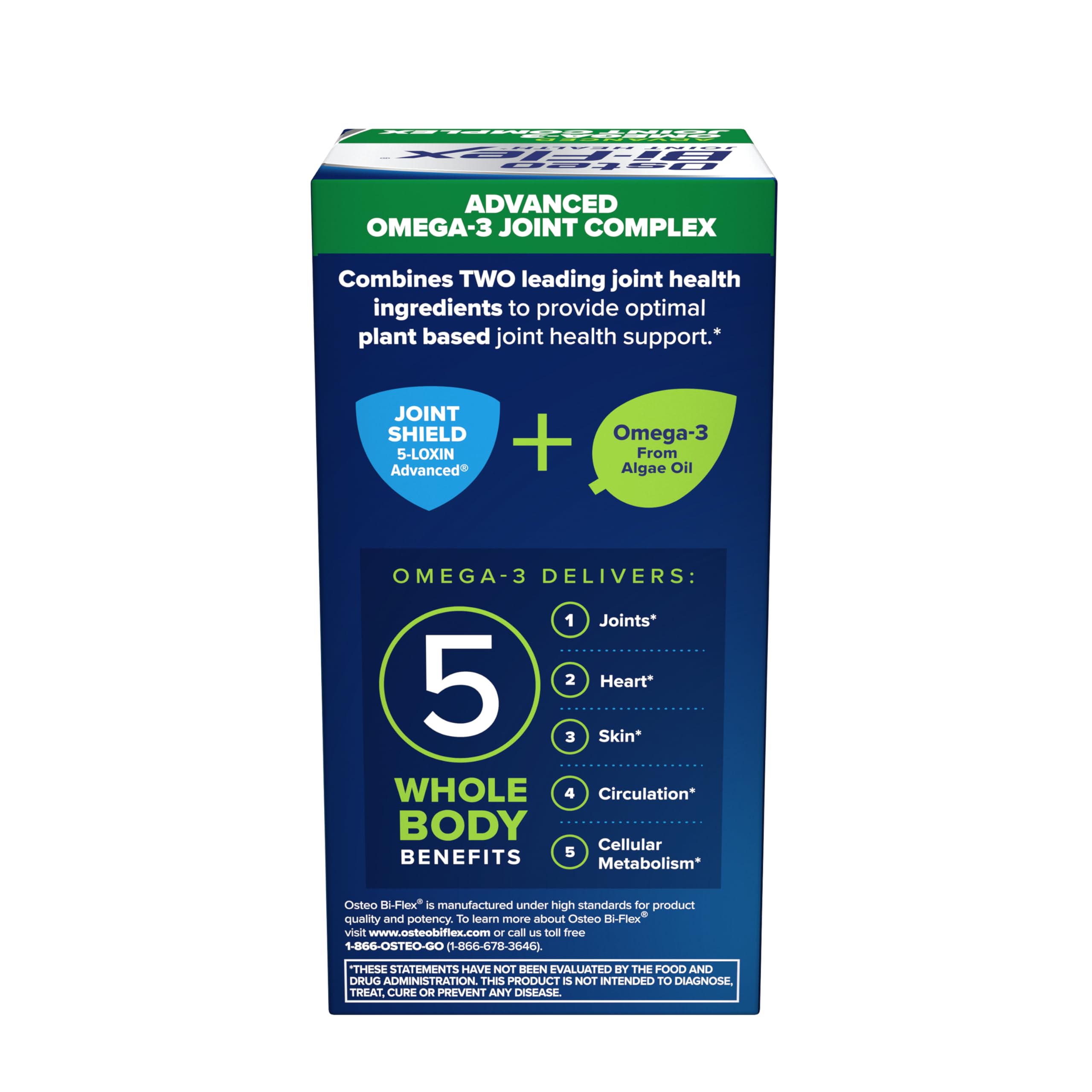 Foto 7 | Suplemento Osteo Bi-flex Advanced Omega-3 Joint Complex 80 Cápsulas Blandas - Venta Internacional.