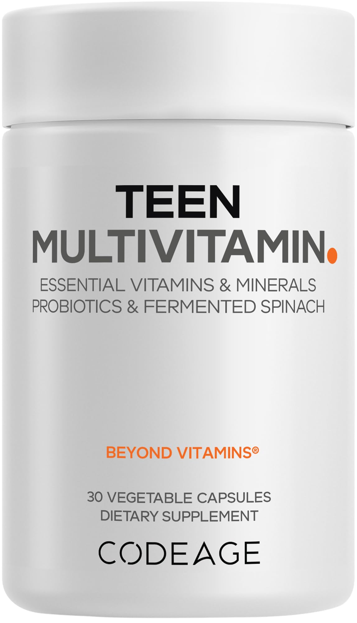 Foto 2 pulgar | Multivitamínico Codeage Teen Vitaminas A, C, D3, B6, B12 Y Folato - Venta Internacional.