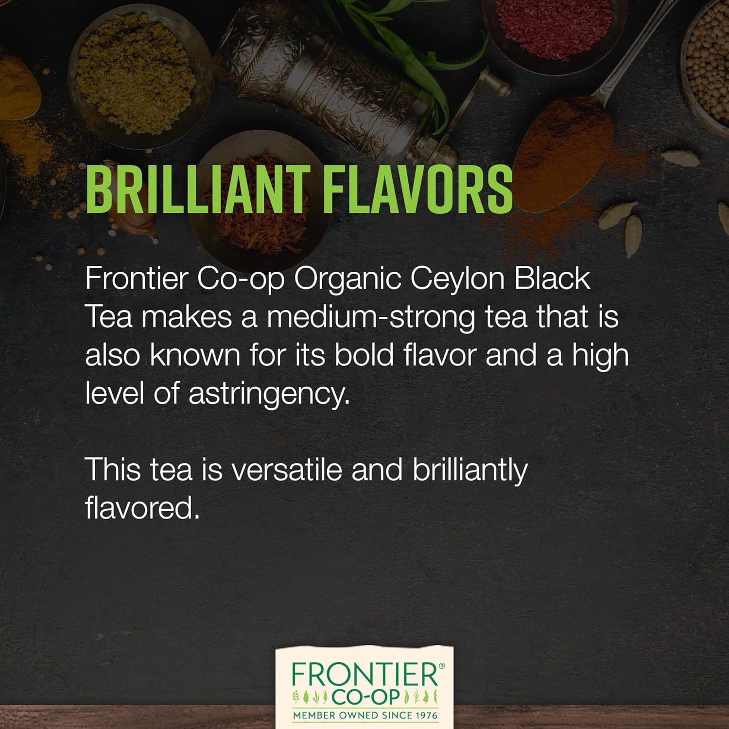 Foto 6 pulgar | Té Frontier Co-op Orgánico 1 Kg a Granel - Venta Internacional