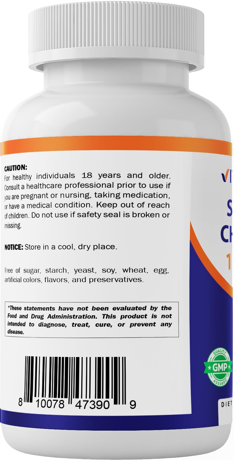 Foto 4 | Tabletas De Sal, Cloruro De Sodio Vitamático, 1000 Mg, 365 Tabletas - Venta Internacional.