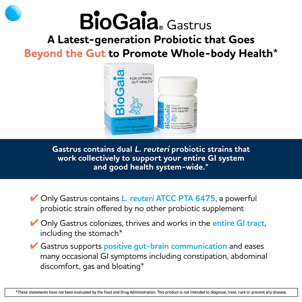 Foto 2 | Suplemento Biogaia Gastrus 30 Tabletas-Venta Internacional