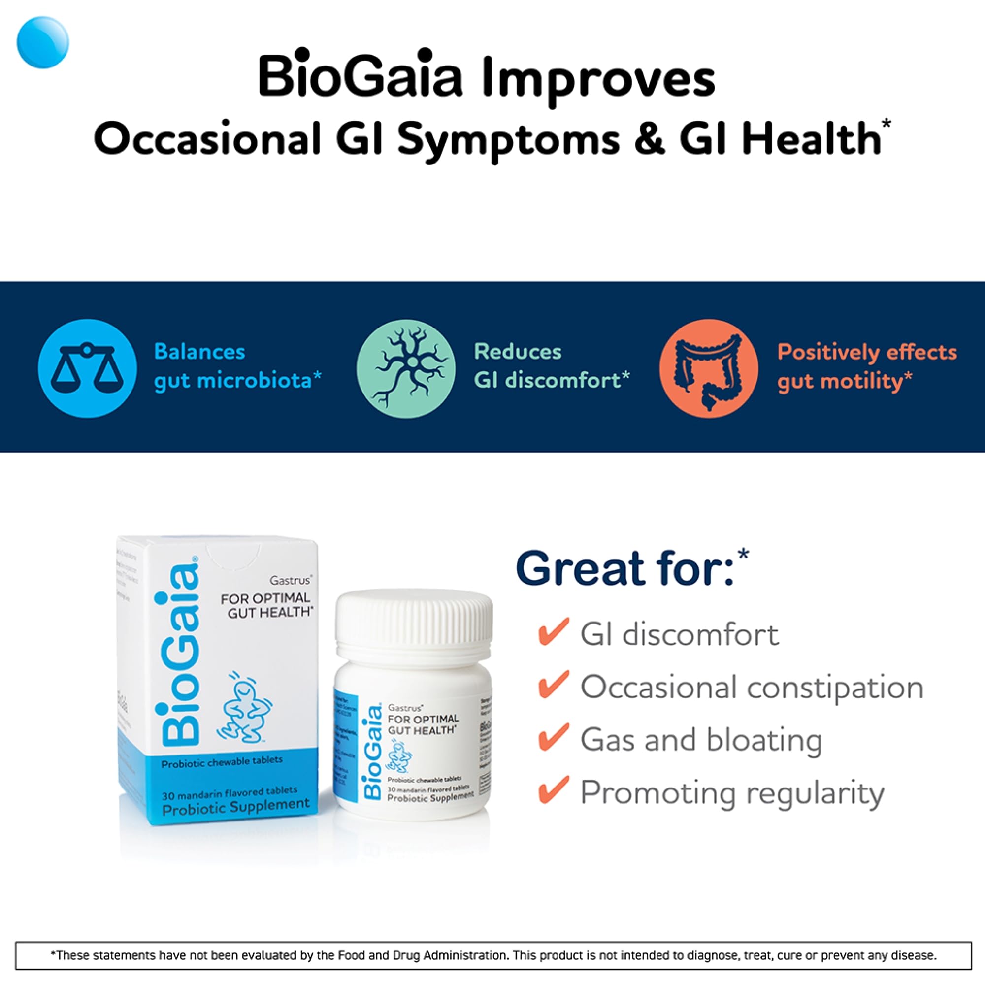 Foto 5 | Suplemento Biogaia Gastrus 30 Tabletas-Venta Internacional